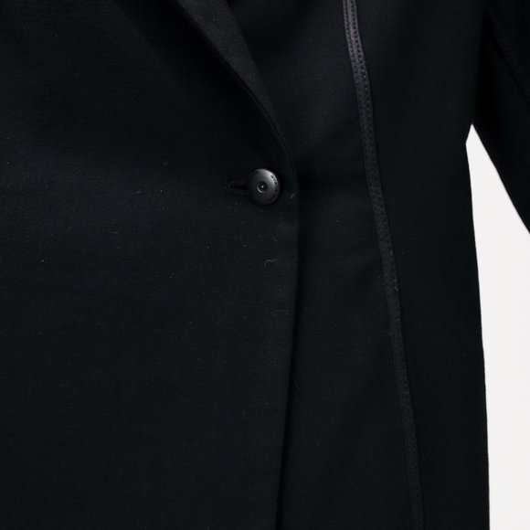 Annette Gortz Exposed Seam Double Breasted Black Blazer - Picture 6 of 12